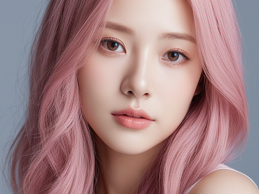 粉色头发女生9