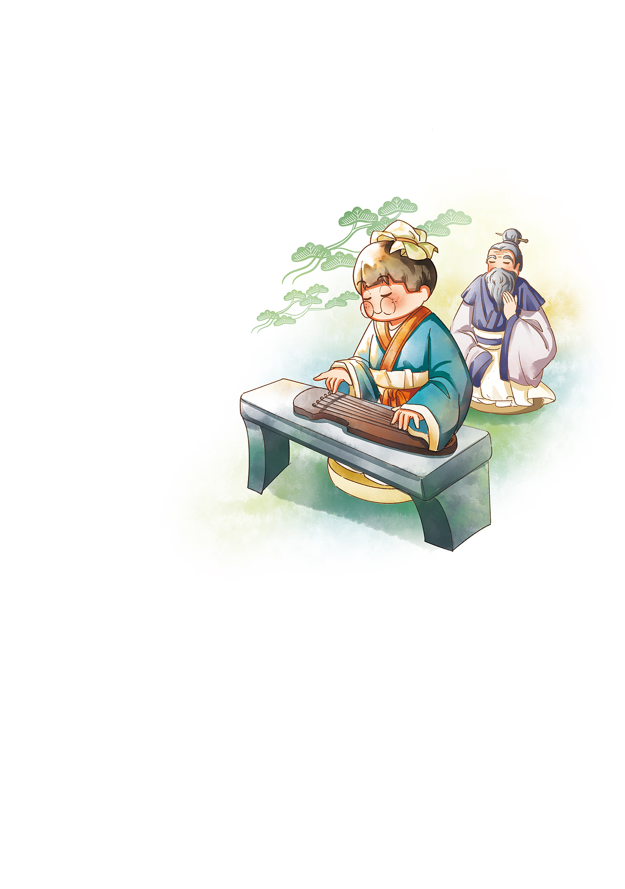 《校园里东方处世智慧》丨漫画系列、水墨(已出版)