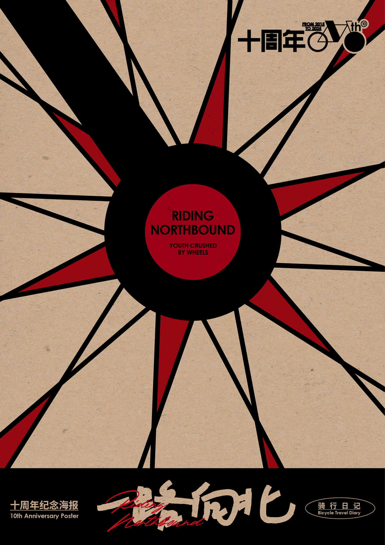 一路向北 | 十周年纪念海报（图ZMzgzNjkzMTcy） - 海报 - 站酷设计师乐阳菜原创素材 - 站酷ZCOOL