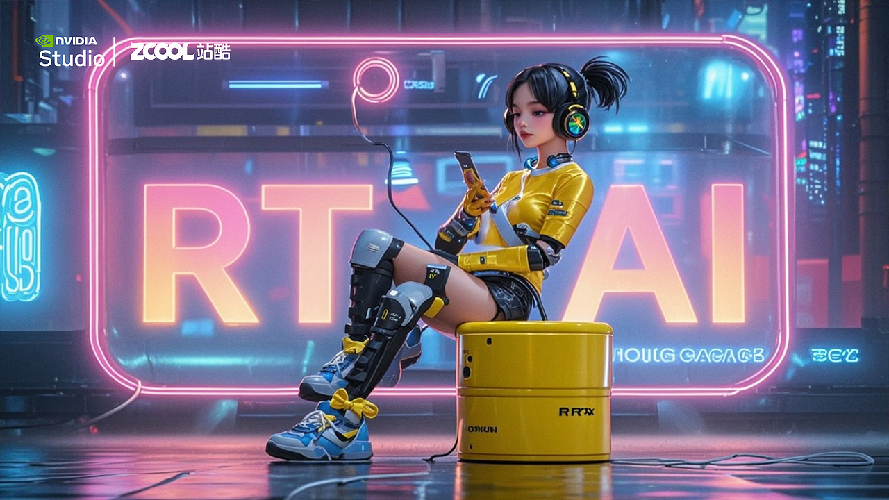 我有我选择-- RTX AI(图ZMzgzNjk1MTU2) - 商业插画 - 站酷设计师阿绿alv原创素材 - 站酷ZCOOL