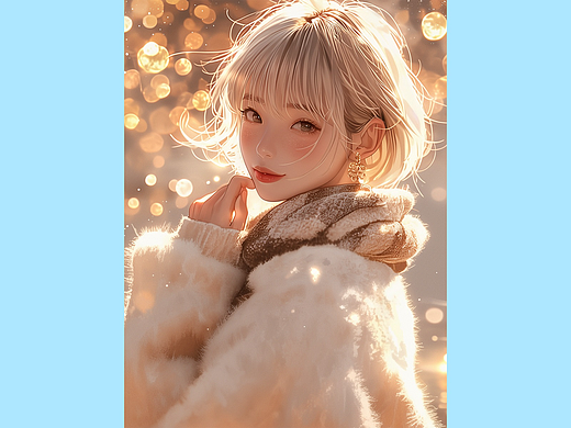 微手绘风格摄影