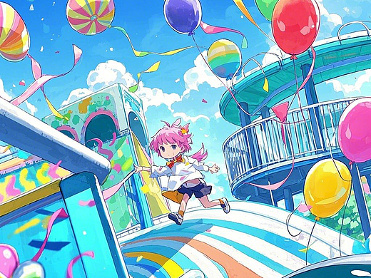 夏季二次元Q版场景12