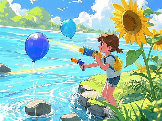 夏季二次元Q版场景18