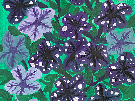 手绘水彩花卉2