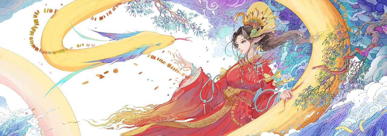 金蛇献瑞（图ZMzgzNzEyNjA4） - 创作习作 - 站酷设计师叶子灵君原创素材 - 站酷ZCOOL