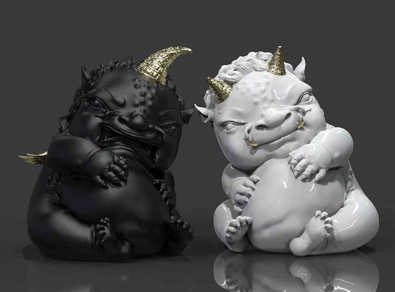 貔貅包装盒设计原创作品