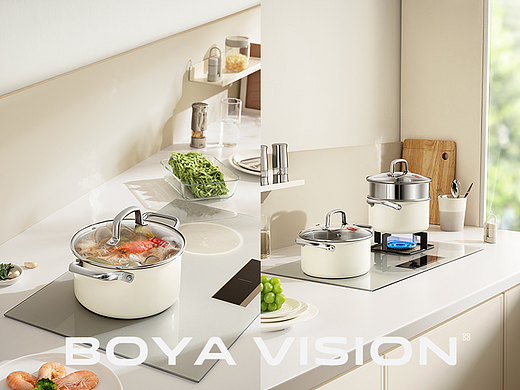 电商厨具品牌摄影 ｜康巴赫 陶瓷不锈钢蒸汤锅 X BOYA