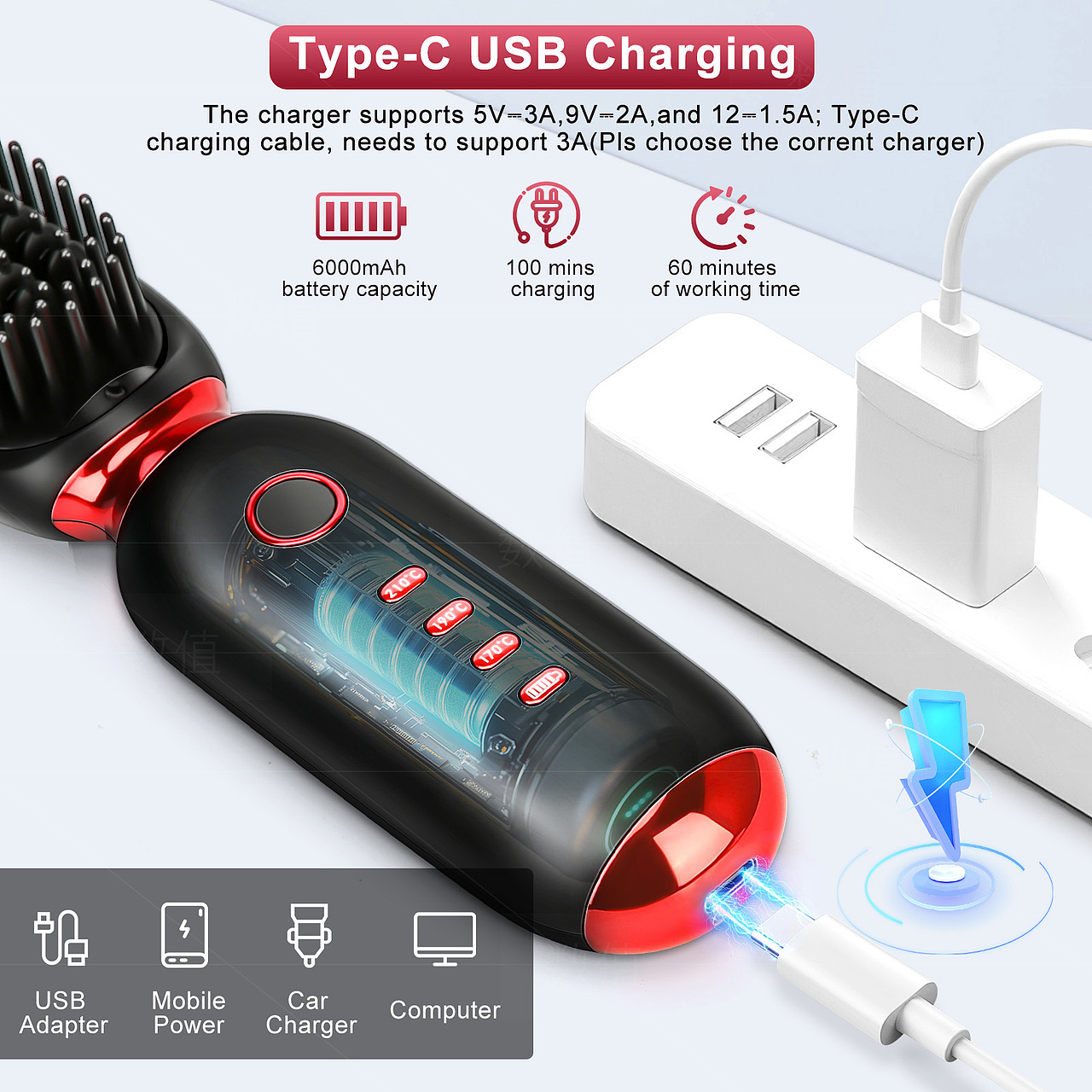 电动卷发直发梳-亚马逊（图ZMzgzNzE2ODU2） - 修图/后期 - 站酷设计师数值数值原创素材 - 站酷ZCOOL