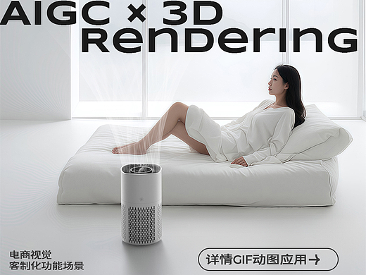 AIGC客制化产品功能场景丨详情GIF动态AI实验 