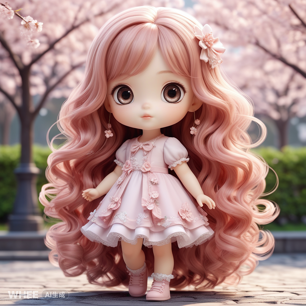 《WHEE-3D可爱小女孩》（图ZMzgzNzIwNzg4） - AI作品 - 站酷设计师是你的小兔子原创素材 - 站酷ZCOOL