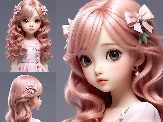 《WHEE-3D可爱小女孩》
