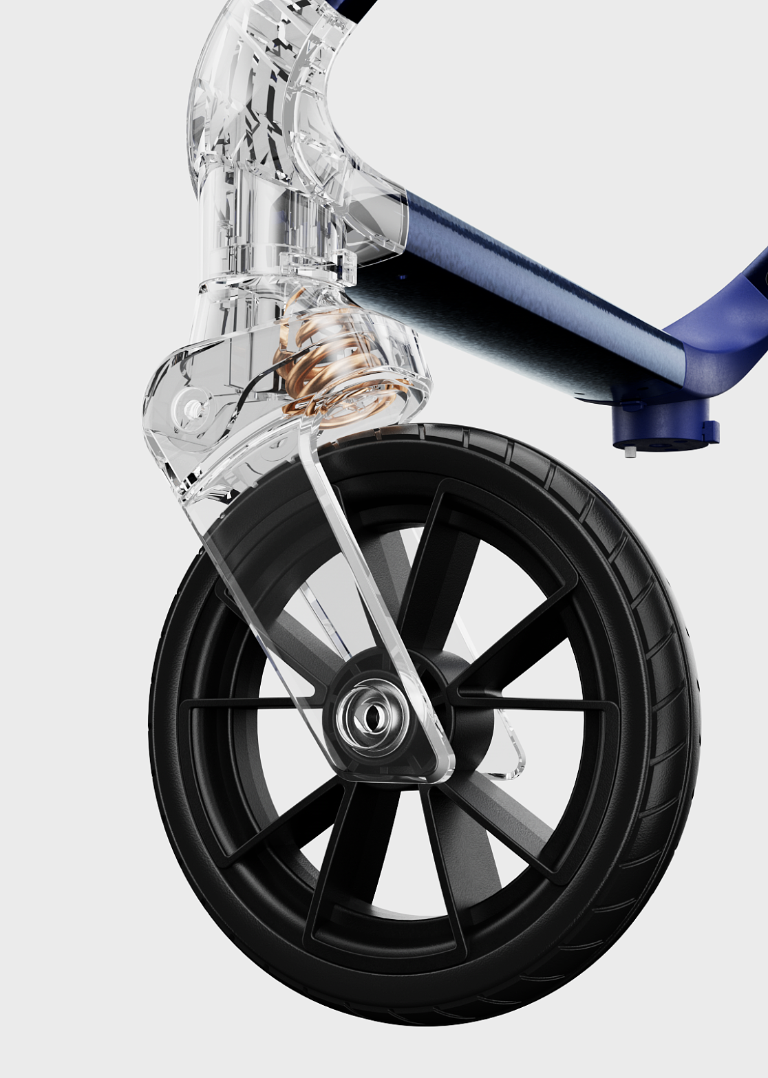 一款婴儿车3D渲染图/产品动画