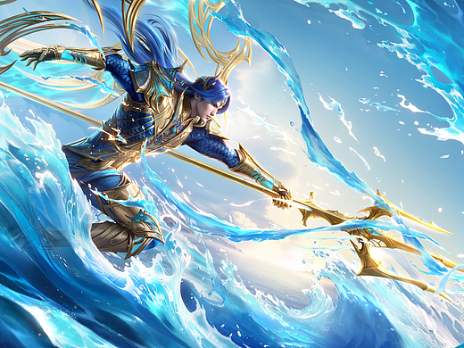 《斗罗大陆：史莱克学院》海神唐三KV