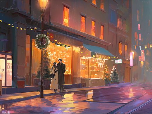 温暖的夜