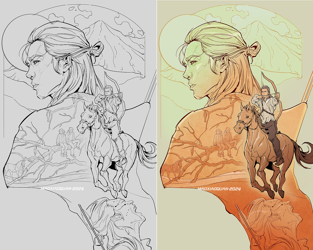 插画海报《我的阿勒泰》