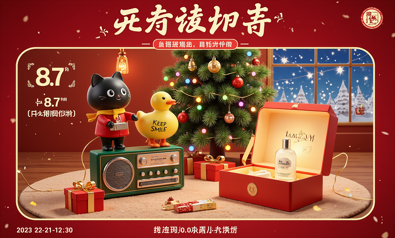 AIGC双旦（图ZMzgzNzI4NDIw） - 海报 - 站酷设计师隔壁家的苏蜀黍原创素材 - 站酷ZCOOL