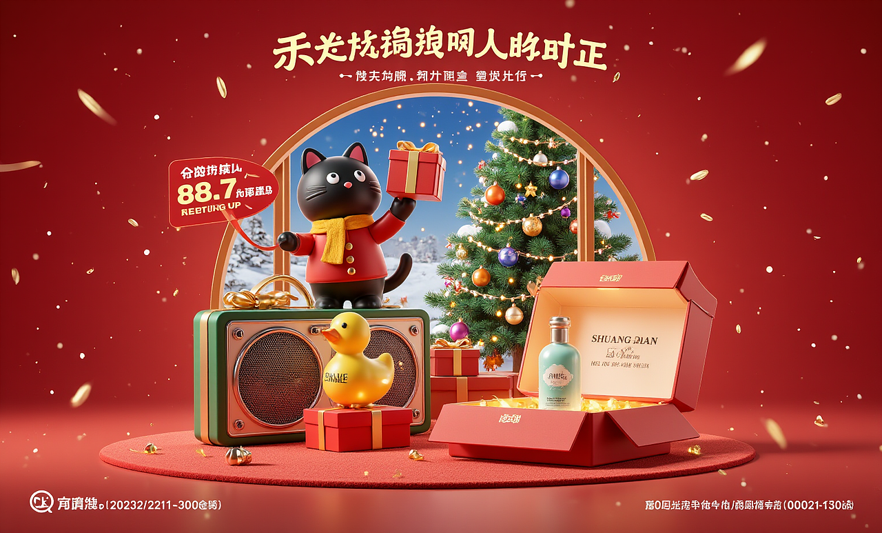 AIGC双旦（图ZMzgzNzI4NDI4） - 海报 - 站酷设计师隔壁家的苏蜀黍原创素材 - 站酷ZCOOL