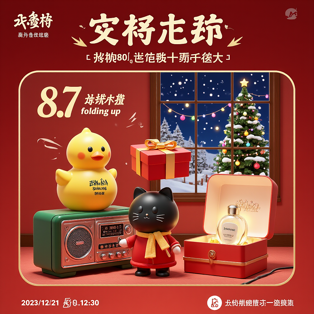 AIGC双旦（图ZMzgzNzI4NDM2） - 海报 - 站酷设计师隔壁家的苏蜀黍原创素材 - 站酷ZCOOL