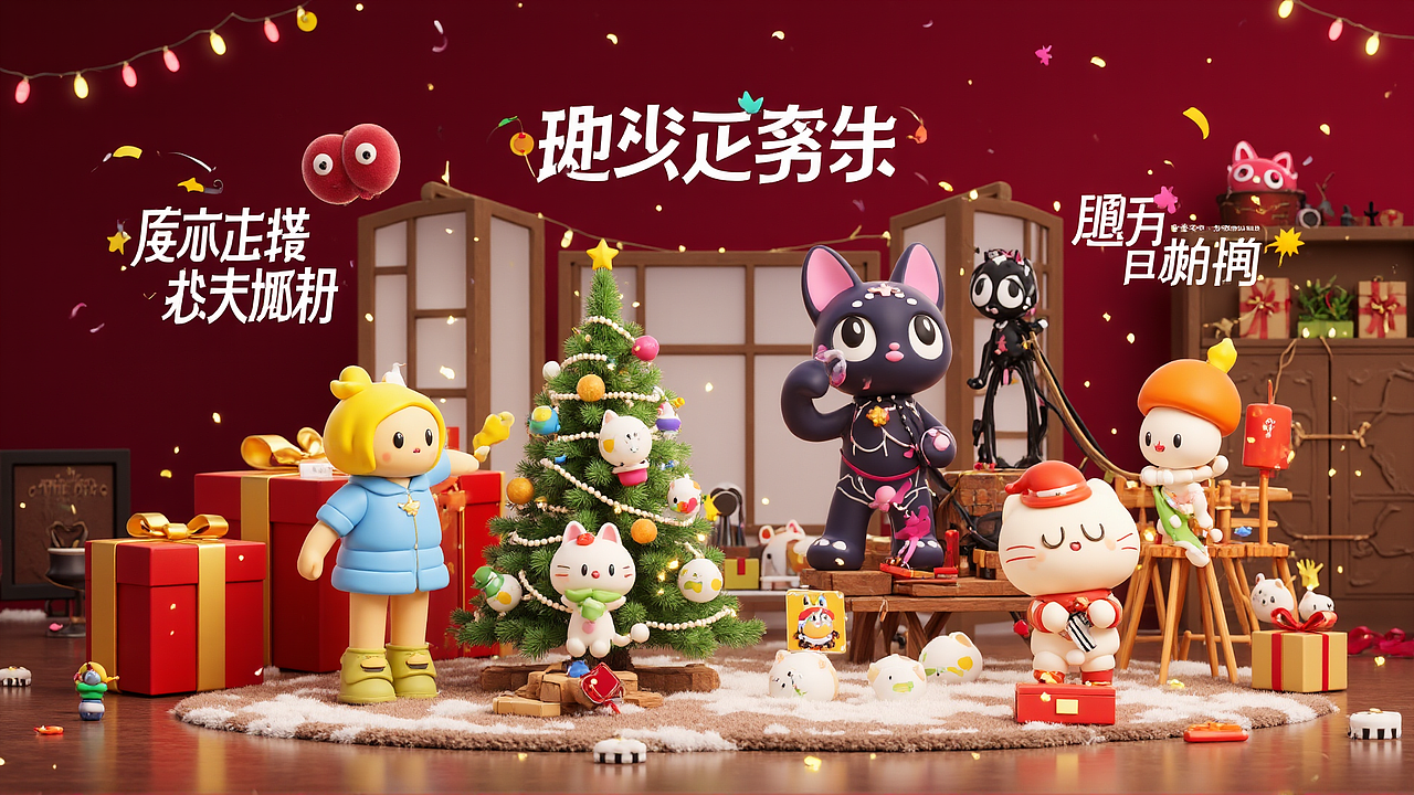 AIGC双旦（图ZMzgzNzI4NDA0） - 海报 - 站酷设计师隔壁家的苏蜀黍原创素材 - 站酷ZCOOL