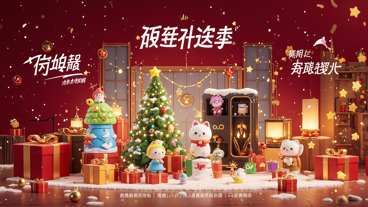 AIGC双旦（图ZMzgzNzI4NDA4） - 海报 - 站酷设计师隔壁家的苏蜀黍原创素材 - 站酷ZCOOL