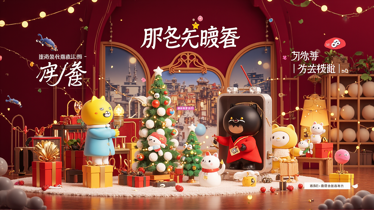 AIGC双旦（图ZMzgzNzI4NDEy） - 海报 - 站酷设计师隔壁家的苏蜀黍原创素材 - 站酷ZCOOL