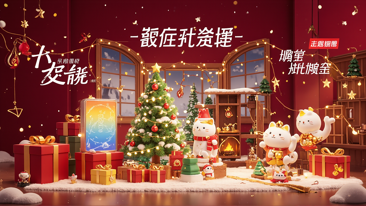 AIGC双旦（图ZMzgzNzI4NDE2） - 海报 - 站酷设计师隔壁家的苏蜀黍原创素材 - 站酷ZCOOL