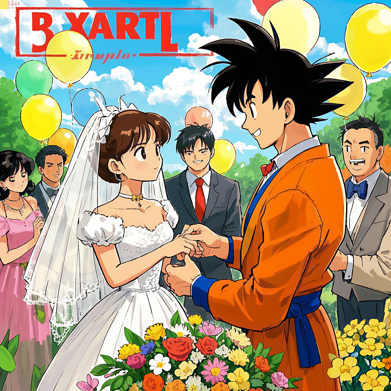 琪琪与悟空的婚礼（图ZMzgzNzMzNDQw） - 单幅漫画 - 站酷设计师阿洛伊斯10086原创素材 - 站酷ZCOOL