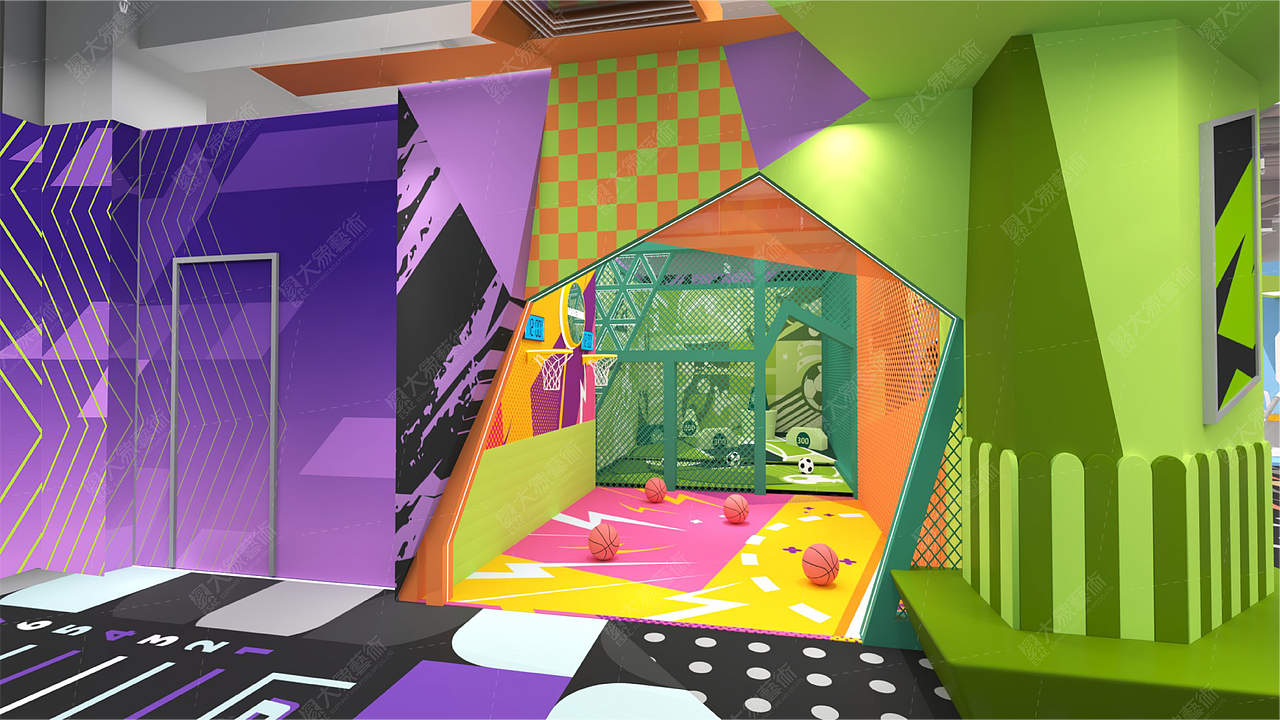 延吉活力总动员 > 潮玩主题的儿童乐园（图ZMzgzNzMzNjQ4） - 商业空间设计 - 站酷设计师大象艺术原创素材 - 站酷ZCOOL