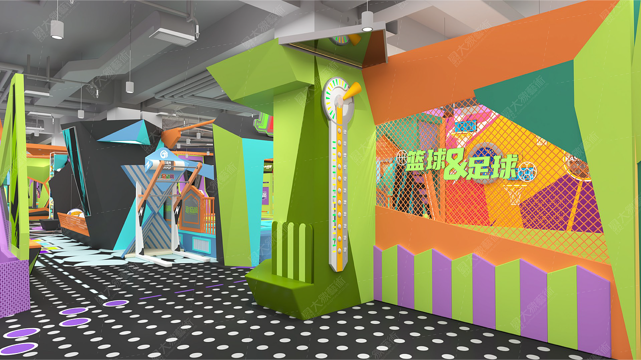 延吉活力总动员 > 潮玩主题的儿童乐园（图ZMzgzNzMzNjY0） - 商业空间设计 - 站酷设计师大象艺术原创素材 - 站酷ZCOOL