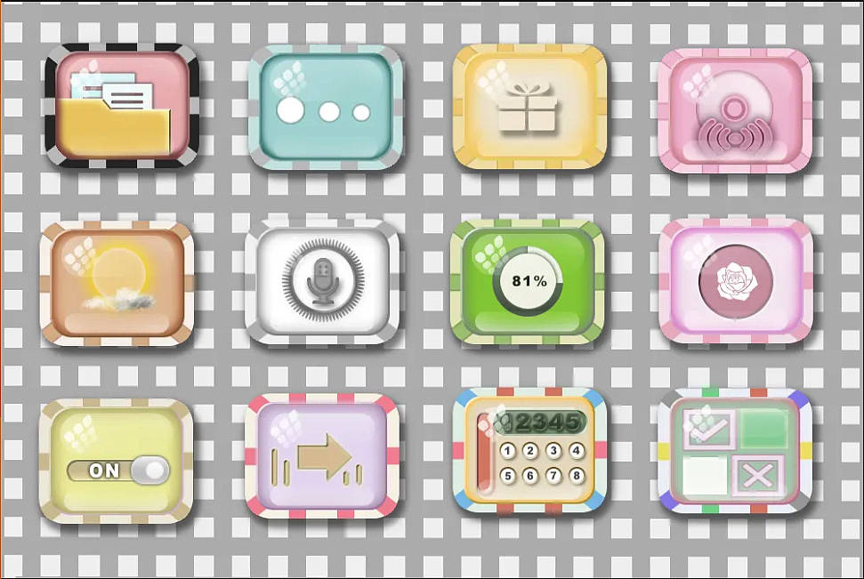 icon图标设计 混合风格