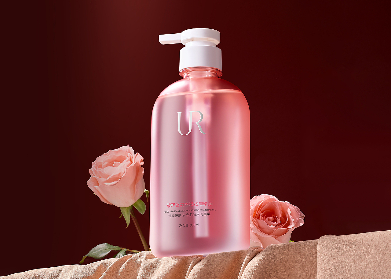 玫瑰香氛按摩精油 包装设计