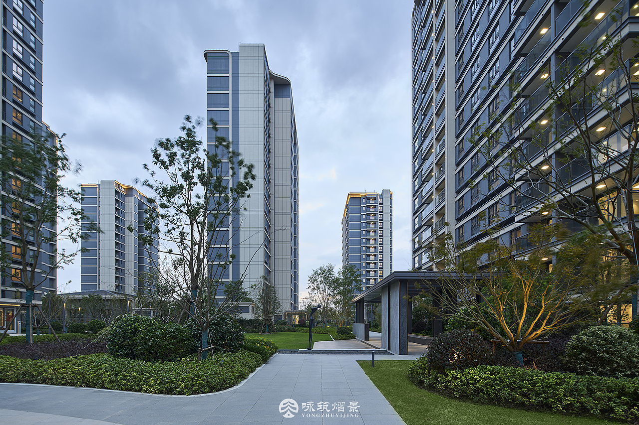 建筑摄影丨上实·望海丨大区交付