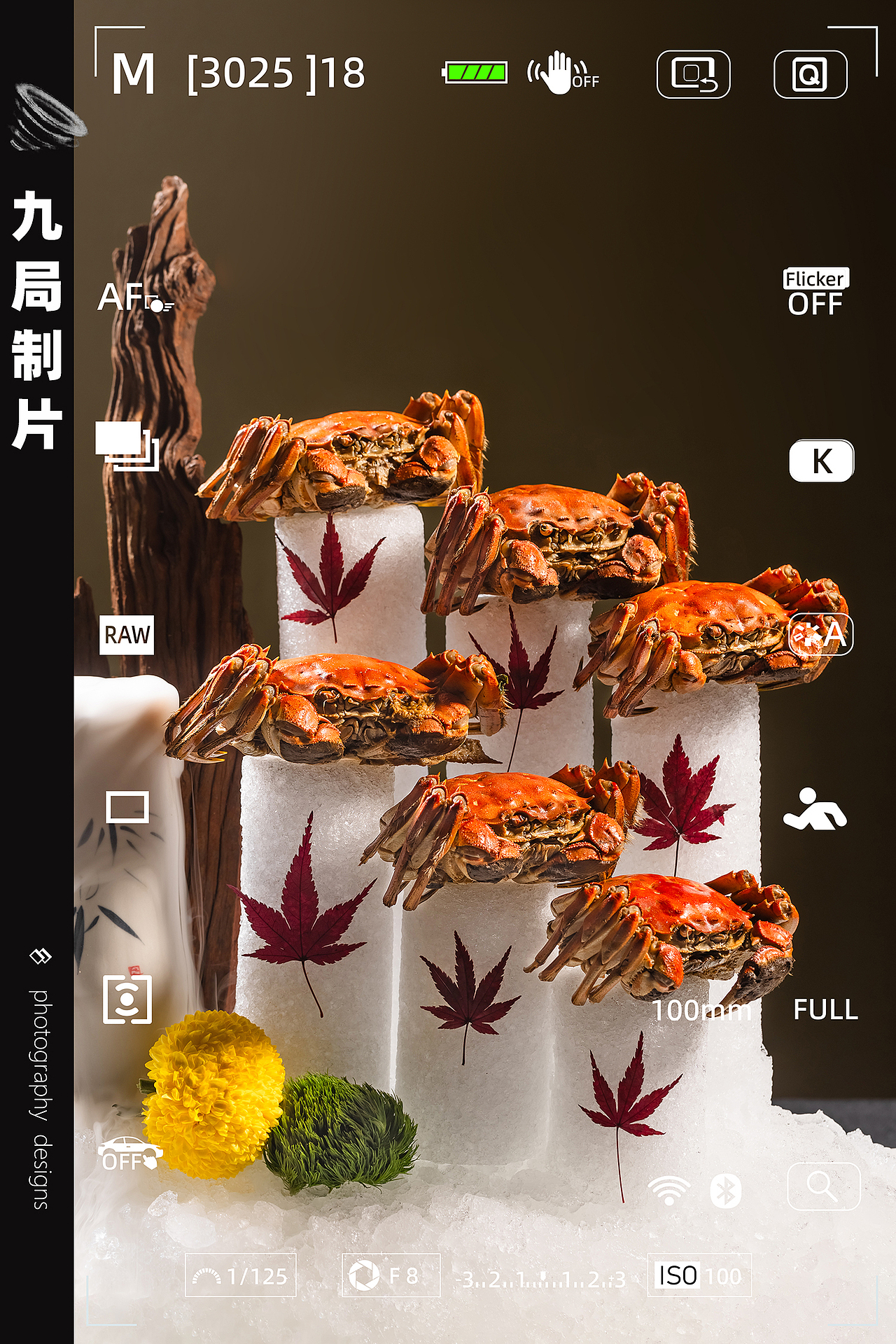 简约风淮扬菜实拍效果图