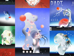 画新中式系列的花，然后上了杂志