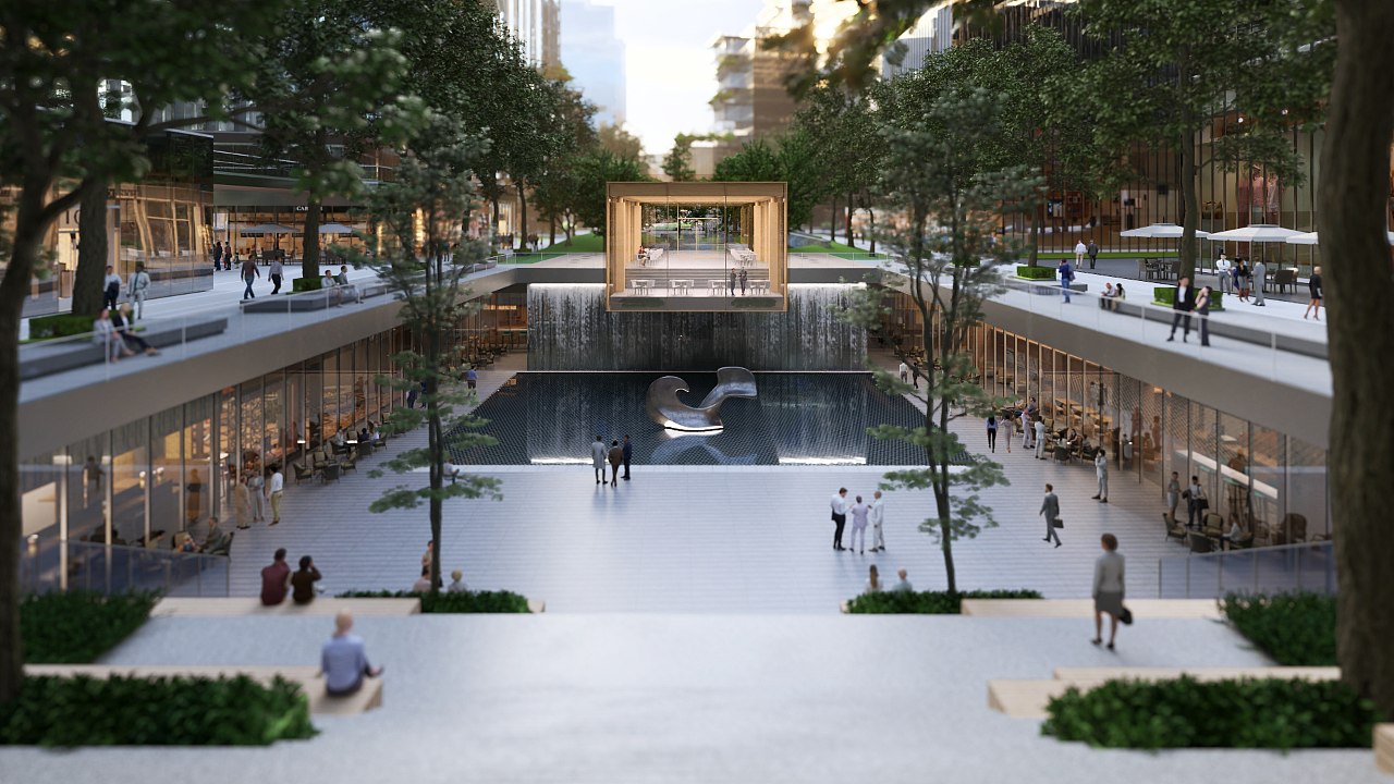 深圳新启航（图ZMzgzNzUxMzIw） - 其他空间 - 站酷设计师鼎欣建筑效果图原创素材 - 站酷ZCOOL