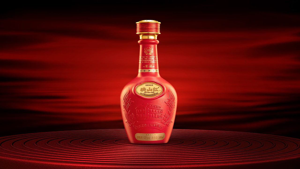 珍酒-精品映山红（图ZMzgzNzUyNDI0） - 产品摄影 - 站酷设计师叁羽映画原创素材 - 站酷ZCOOL
