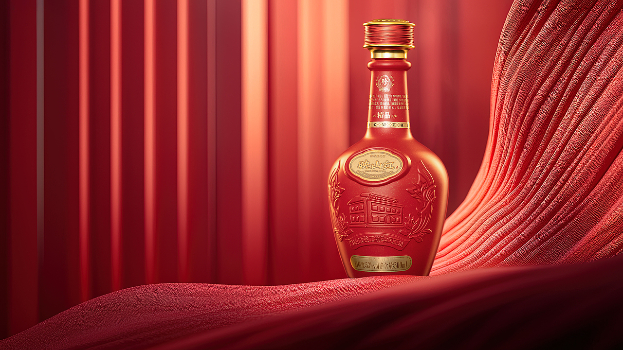 珍酒-精品映山红（图ZMzgzNzUyNDI4） - 产品摄影 - 站酷设计师叁羽映画原创素材 - 站酷ZCOOL