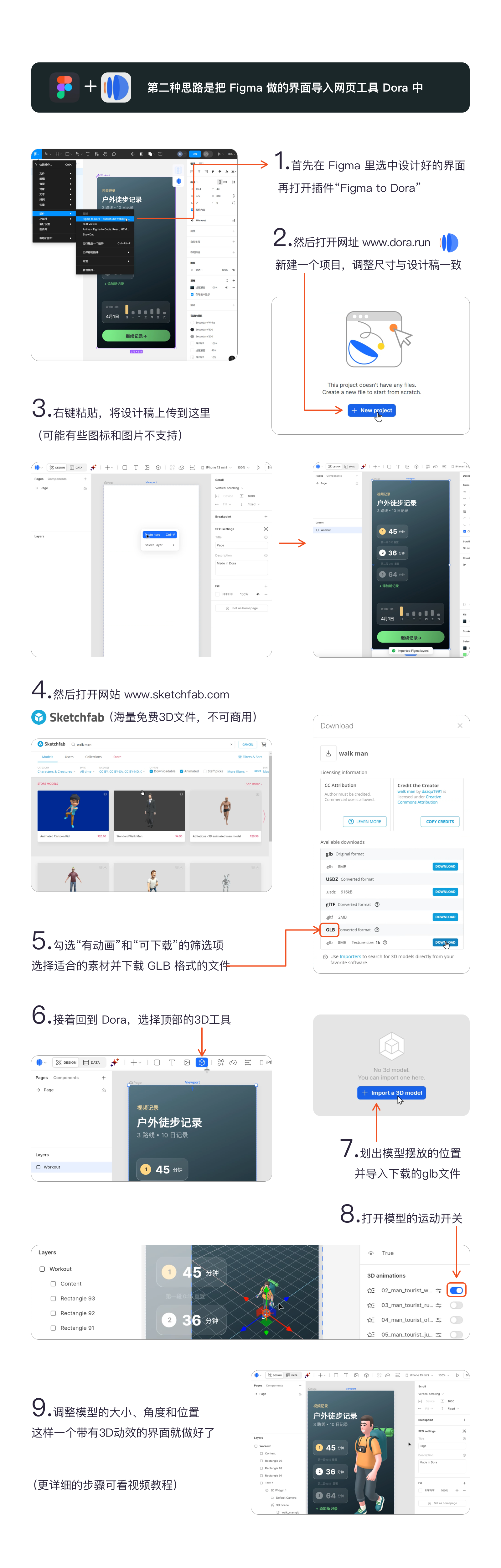 工作流分享-Figam+3D动效-短视频教程（图ZMTUwMDkxNzY=） - 教程 - 站酷设计师大植子Daz原创素材 - 站酷ZCOOL