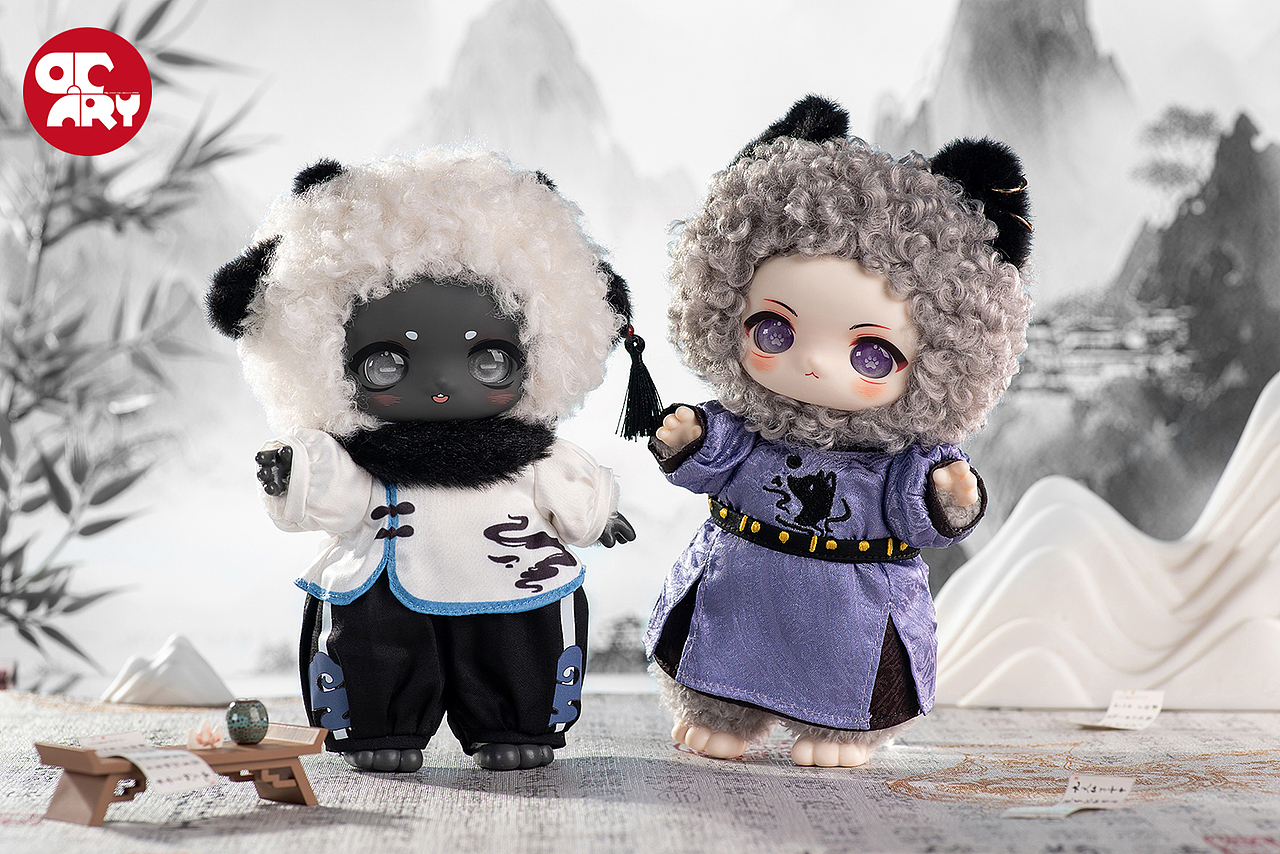 玩乐寻潮 NAGI兽仔山河浪漫系列毛绒盲盒拍摄