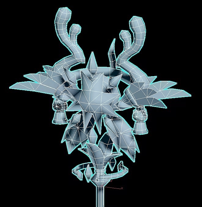 圣诞法杖 白膜 游戏道具（图ZMzgzNzczODYw） - 动画/影视 - 站酷设计师LangTe原创素材 - 站酷ZCOOL