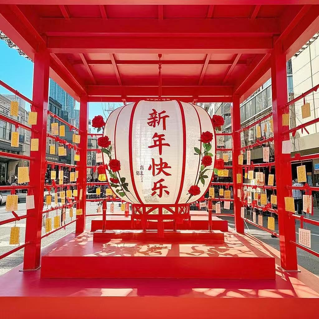 蛇年商场布置,打造灵蛇闹春购物盛宴
