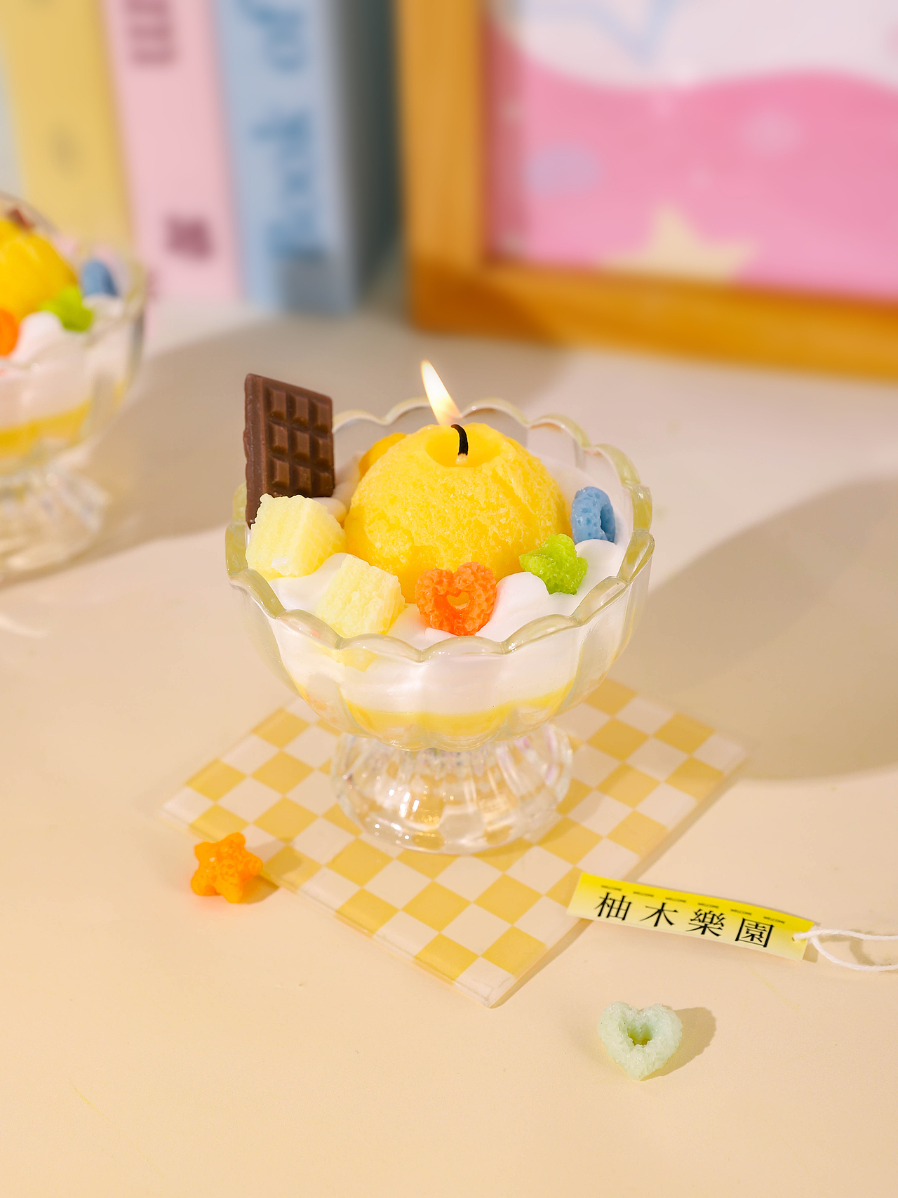 夏日冰淇淋蜡烛（图ZMzgzNzg0NzAw） - 产品摄影 - 站酷设计师秋留野原创素材 - 站酷ZCOOL