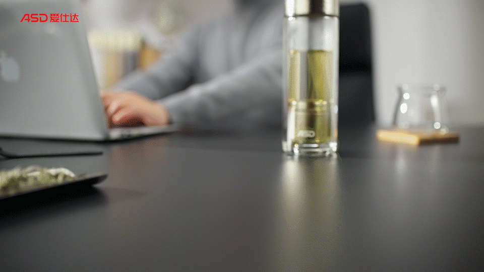 电商杯壶视频 |ASD爱仕达 钛茶水分离玻璃杯 X BOYA