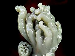 和田玉雕刻艺术品(佛手)