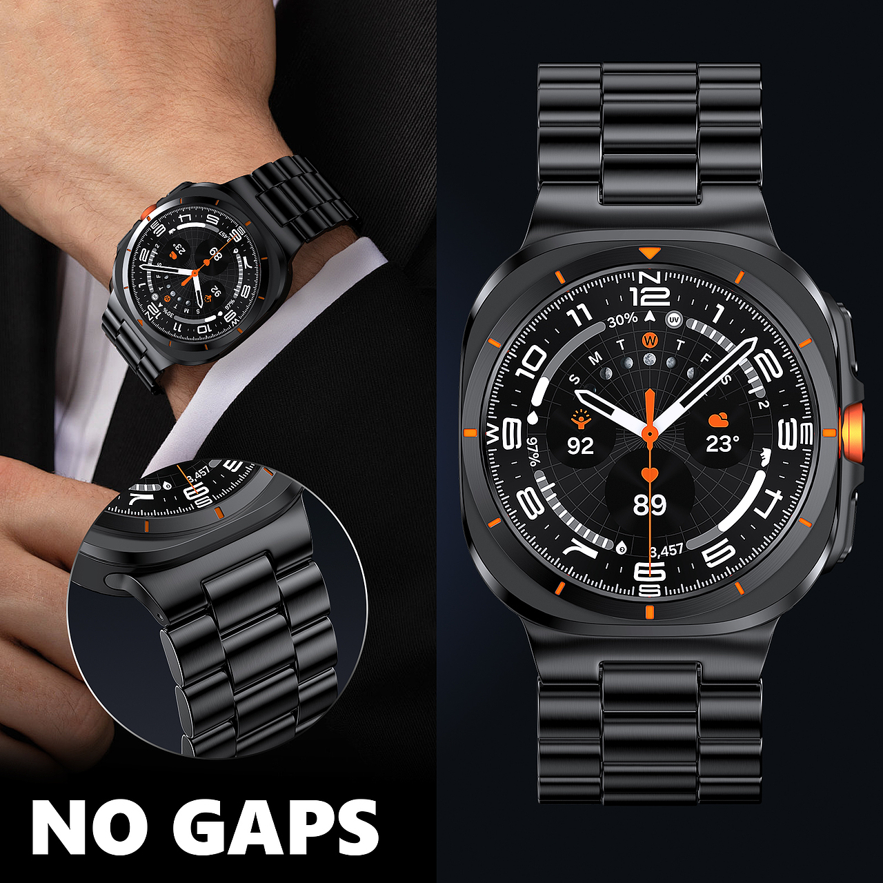 Galaxy Watch Ultra钢带/米兰尼斯