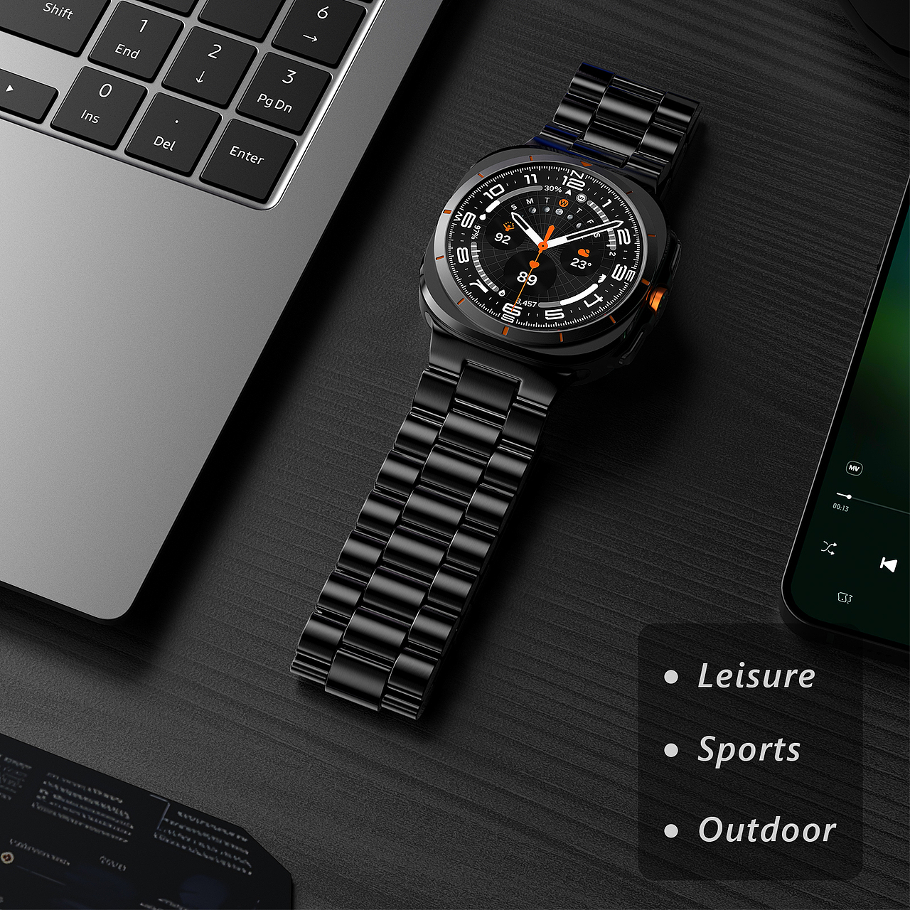 Galaxy Watch Ultra钢带/米兰尼斯