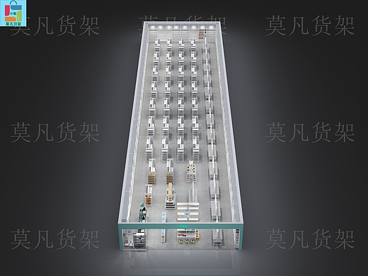 百货集合店展示柜免费设计布局-莫凡货架老牌厂家