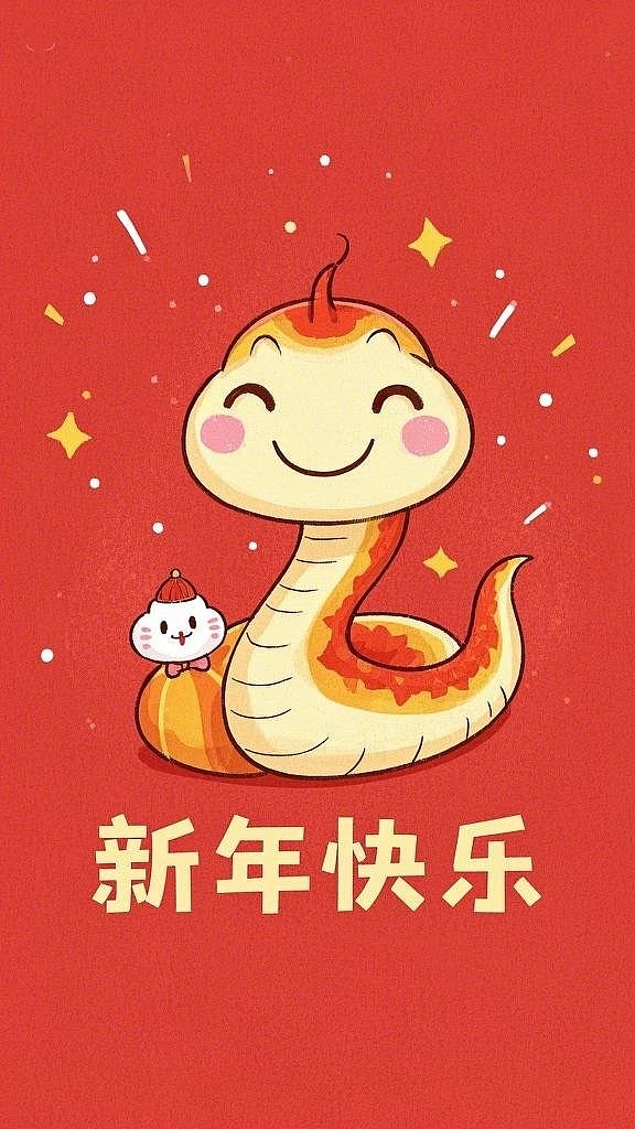 生肖蛇年贴纸(3)