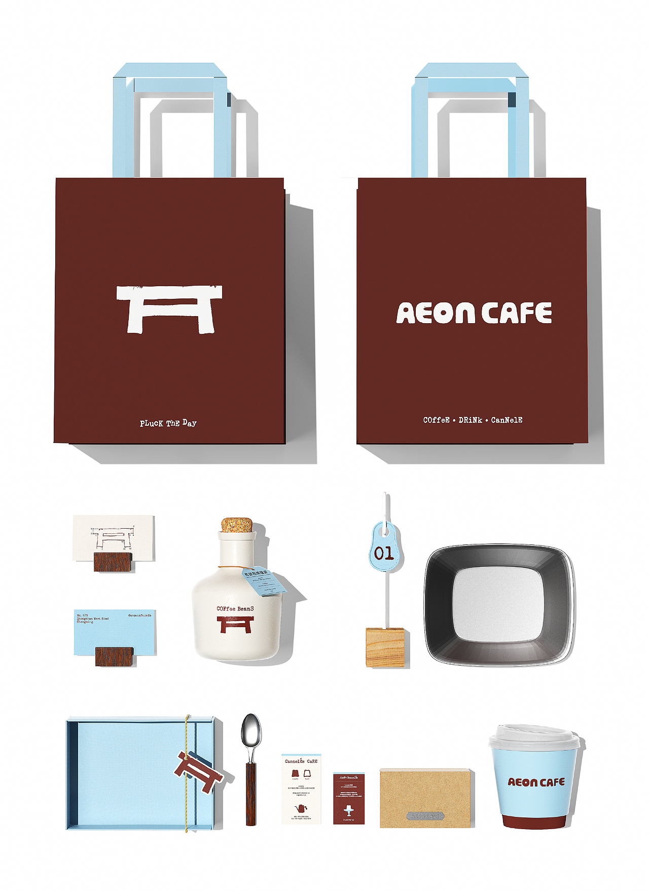 AEON CAFE咖啡可露丽品牌全案设计