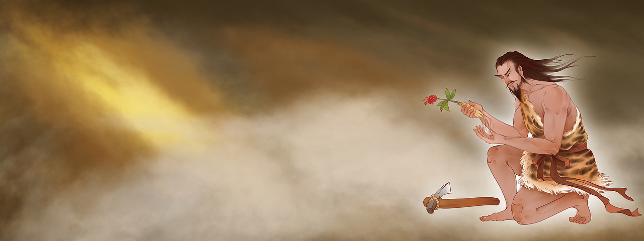 黄帝（图ZMzgzODI3MDg0） - 艺术插画 - 站酷设计师插画师振伟原创素材 - 站酷ZCOOL